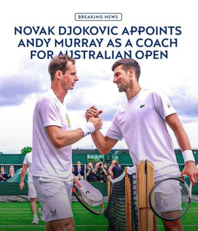 雷速电脑版-德约科维奇休赛期搞了个大新闻：请穆雷当教练！